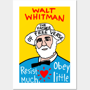 Walt Whitman Posters and Art